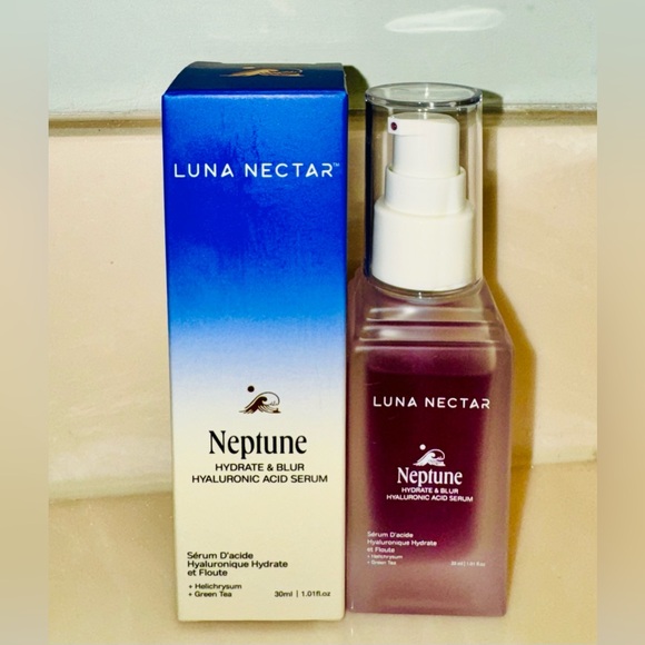 Luna Nectar Neptune Hyaluronic Acid Hydrate & Blur Serum. NIB. - Picture 4 of 6
